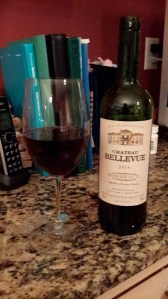 Chateau Bellevue,  an enjoyable evening bottle